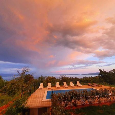 Apartments Nika With Swimming Pool And Beautiful Sea View Dobrec Luaran gambar