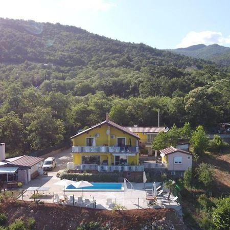 Apartments Nika With Swimming Pool And Beautiful Sea View Dobrec Luaran gambar